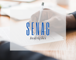 Inscrições SENAC 2024